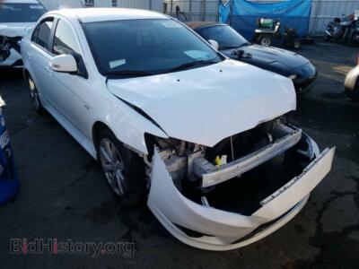 2015 Mitsubishi LANCER Lancer GT, white — VIN JA32U8FW2FU000329, Copart