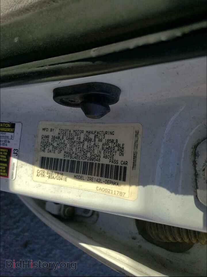 2013 TOYOTA COROLLA - VIN: 5YFBU4EEXDP200548 - Фото 10