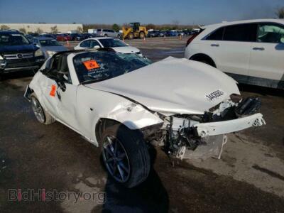 2021 Mazda MX5 MX-5 Miata, белый — VIN JM1NDAM73M0458211, Copart
