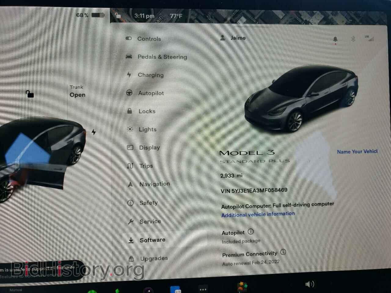 2021 TESLA MODEL 3 - VIN: 5YJ3E1EA3MF058469 - Photo 8