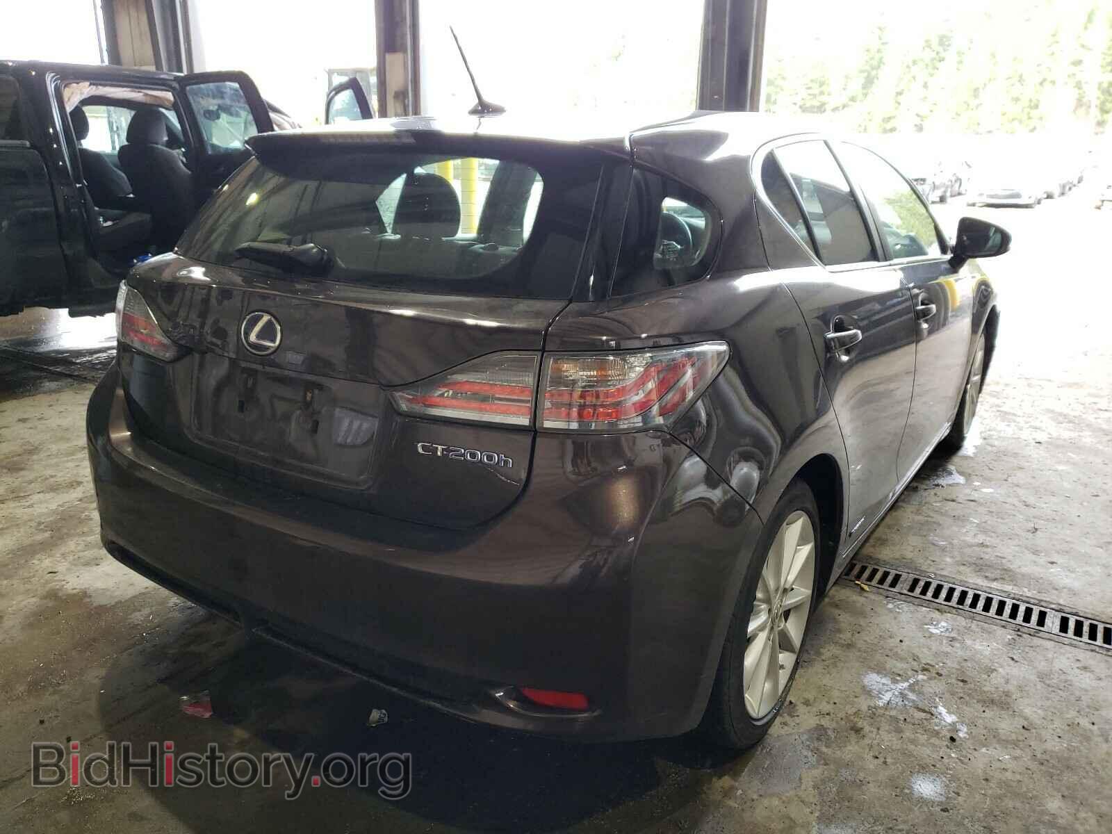 2011 LEXUS CT 200 - VIN: JTHKD5BH3B2036476 - Фото 4
