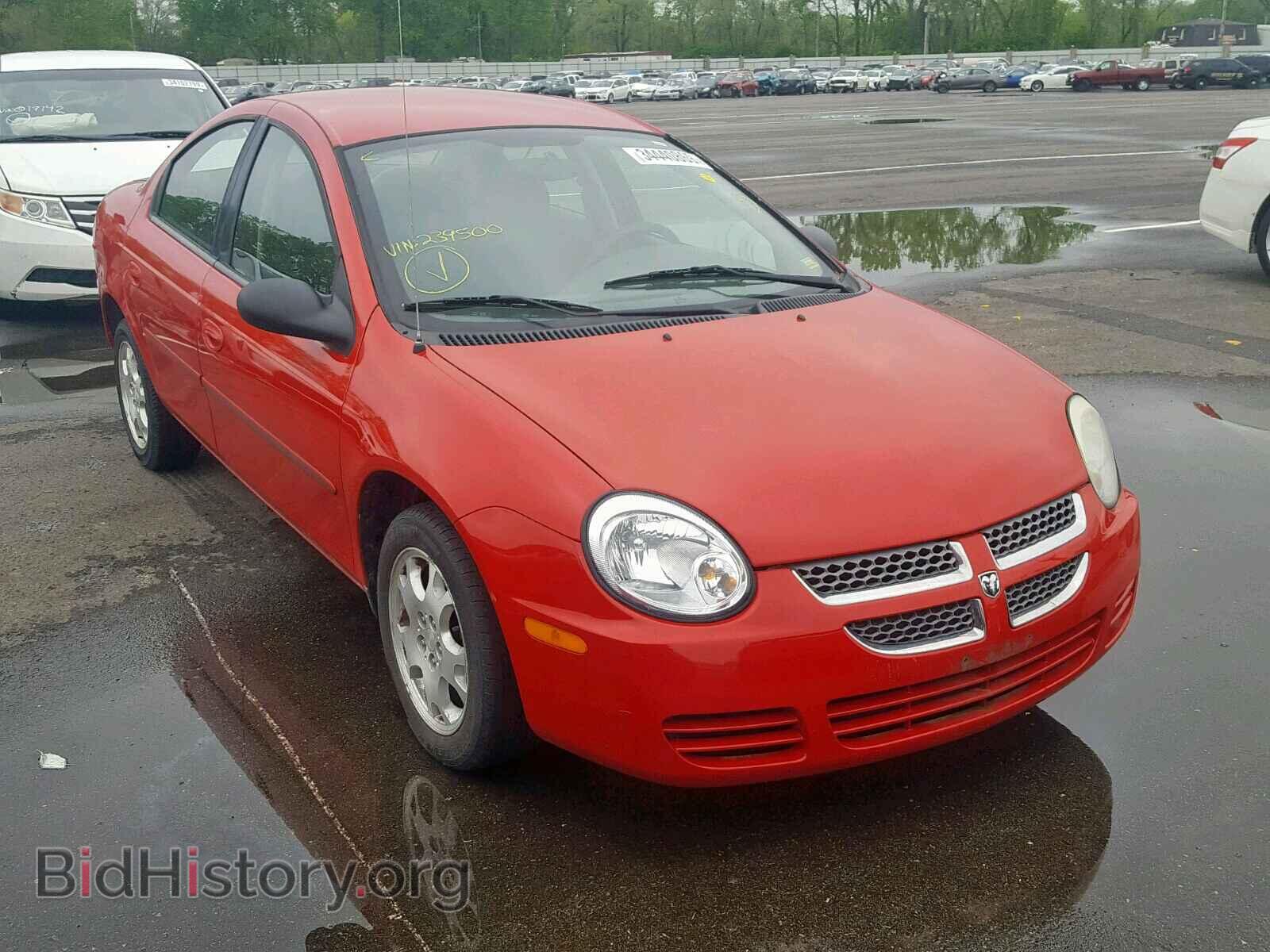 Фотография 1B3ES56C75D239500 - DODGE NEON 2005