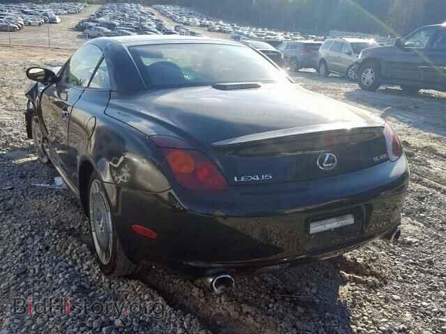 2002 LEXUS SC430 - VIN: JTHFN48Y620010580 - Фото 3