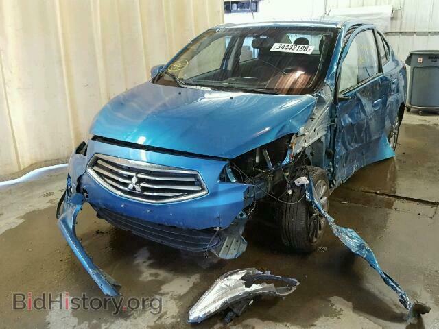 2017 MITSUBISHI MIRAGE - VIN: ML32F4FJ3HHF05080 - Фото 2