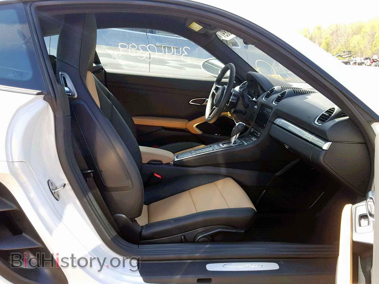 2019 PORSCHE CAYMAN BAS - VIN: WP0AA2A89KS260163 - Photo 5