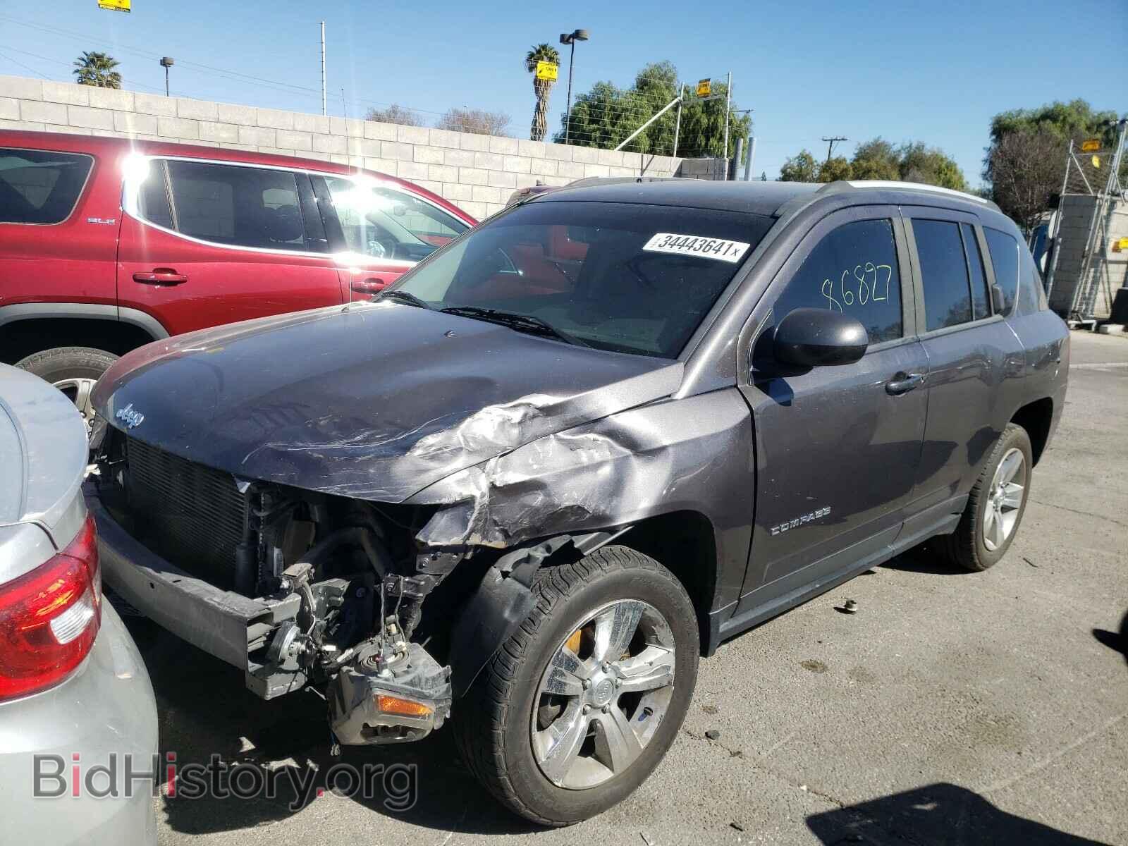 2016 JEEP COMPASS - VIN: 1C4NJDEB4GD661649 - Фото 2
