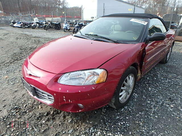 2001 CHRYSLER SEBRING - VIN: 1C3EL55U41N592100 - Фото 2