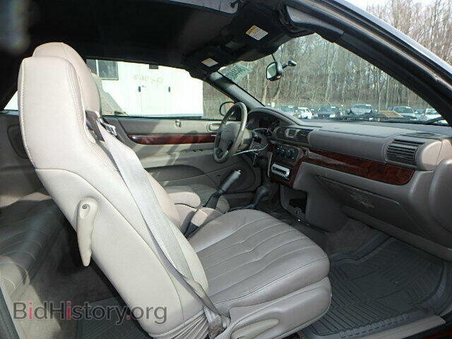 2001 CHRYSLER SEBRING - VIN: 1C3EL55U41N592100 - Фото 5