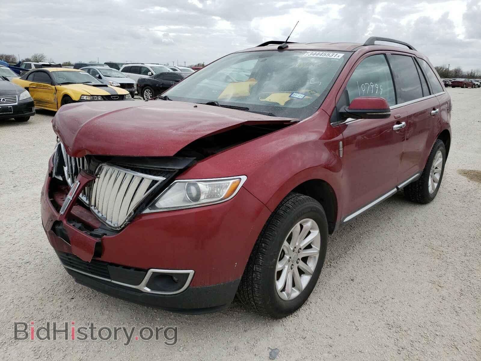 2013 LINCOLN MKX - VIN: 2LMDJ6JK6DBL19392 - Фото 2