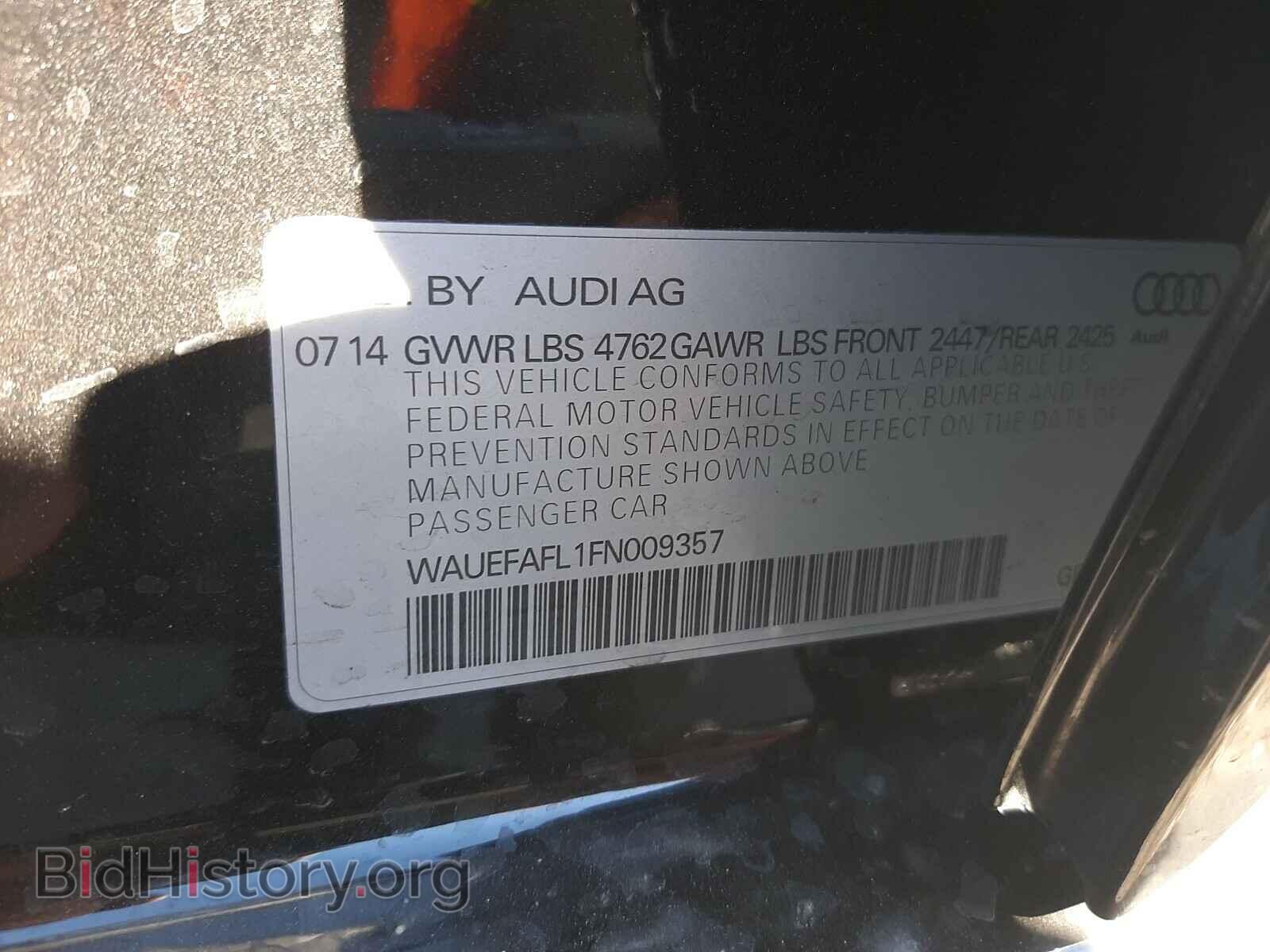 2015 AUDI A4 - VIN: WAUEFAFL1FN009357 - Фото 10