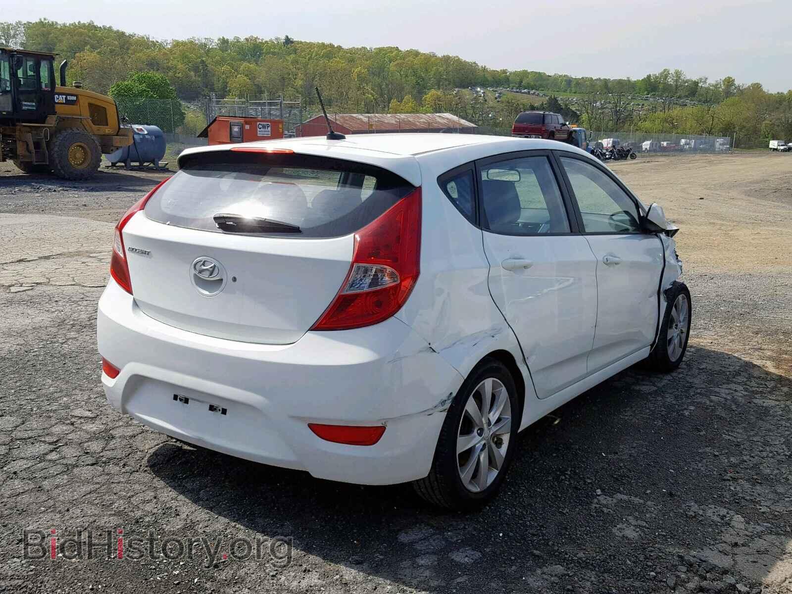 2012 HYUNDAI ACCENT - VIN: KMHCU5AE6CU020500 - Фото 4