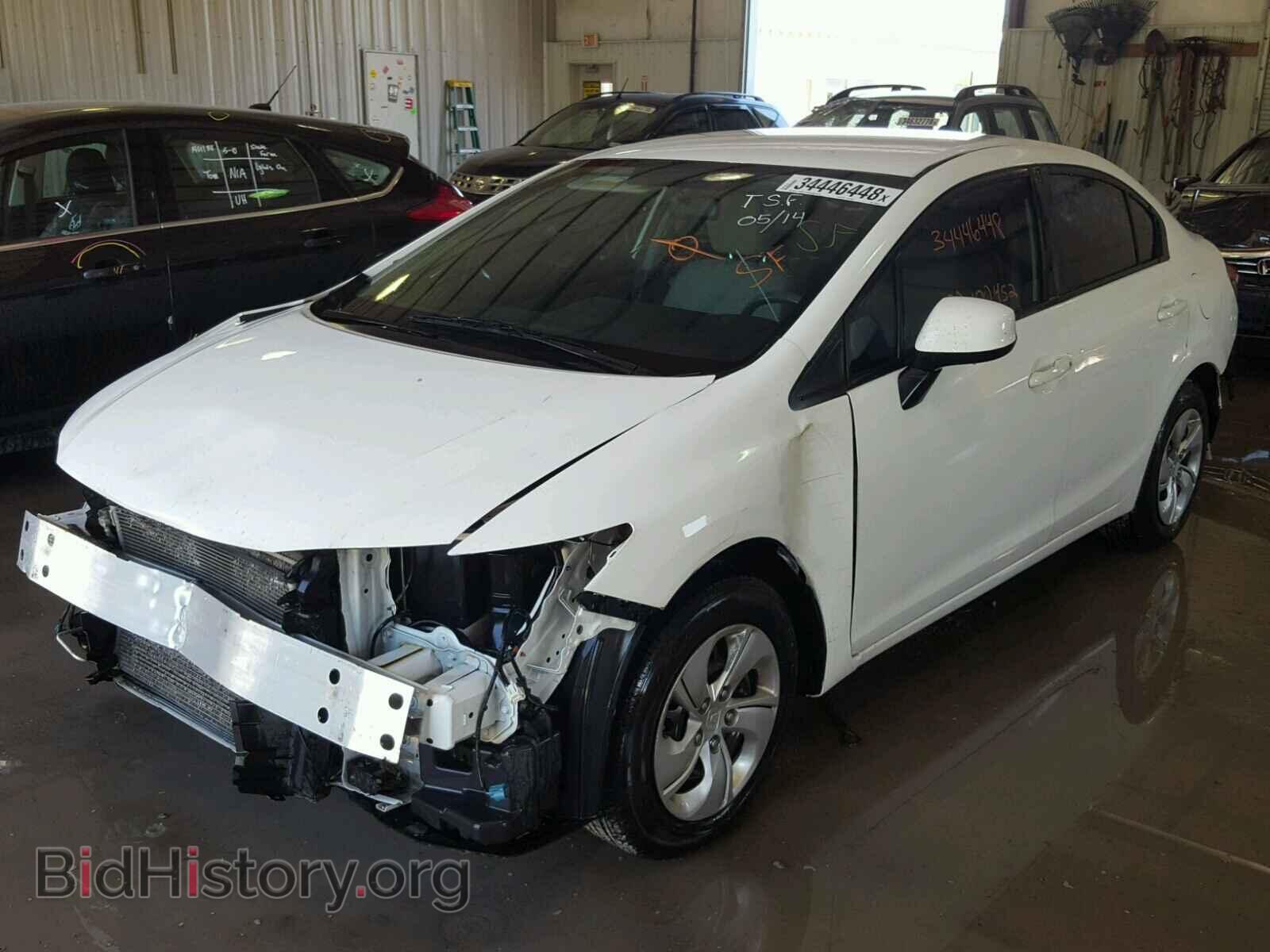 2013 HONDA CIVIC - VIN: 19XFB2F54DE069287 - Фото 2