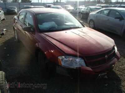 2010 Dodge AVENGER Avenger SX, красный — VIN 1B3CC4FB6AN101148, Copart