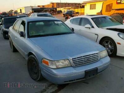 2003 Ford CROWN VIC Crown Vict, синий — VIN 2FAFP74W73X182157, Copart