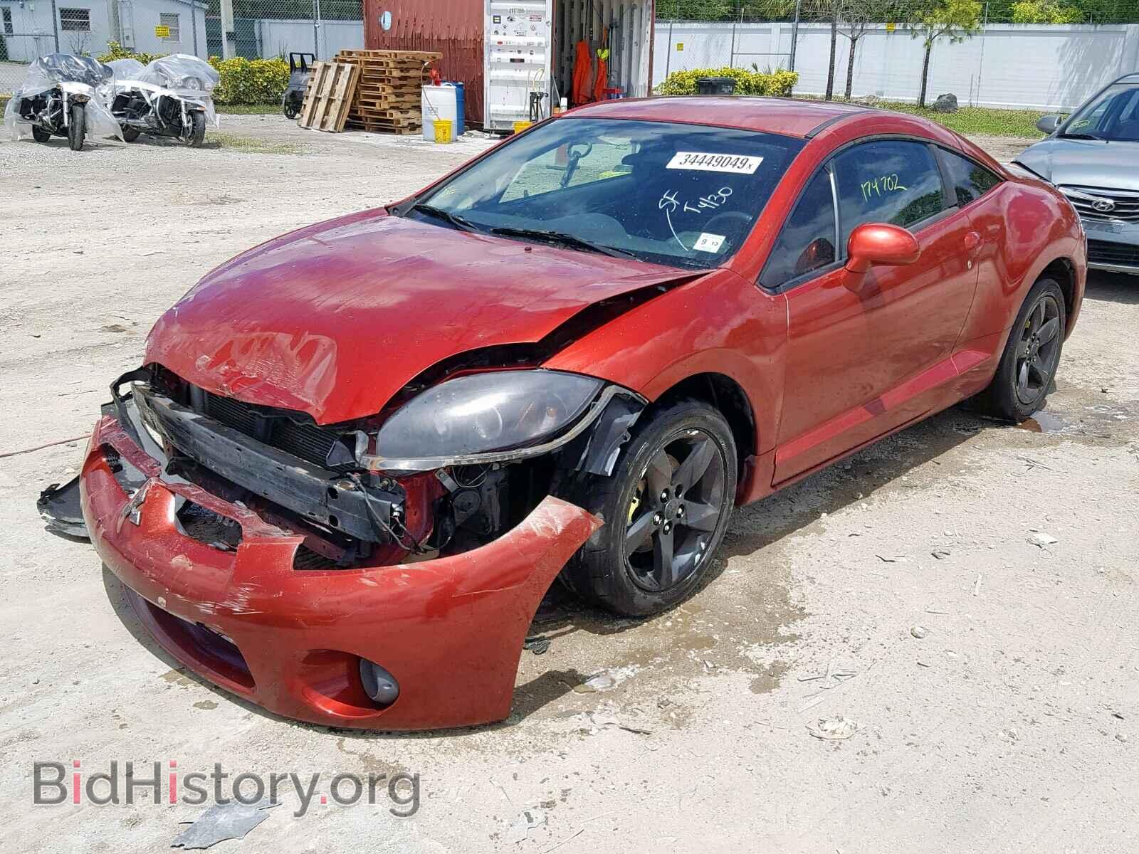 2008 MITSUBISHI ECLIPSE - VIN: 4A3AK24F98E040825 - Фото 2