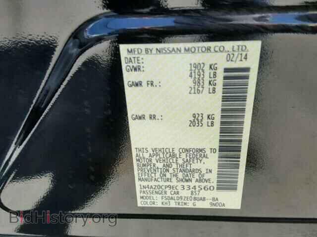 2014 NISSAN LEAF - VIN: 1N4AZ0CP9EC334560 - Фото 10