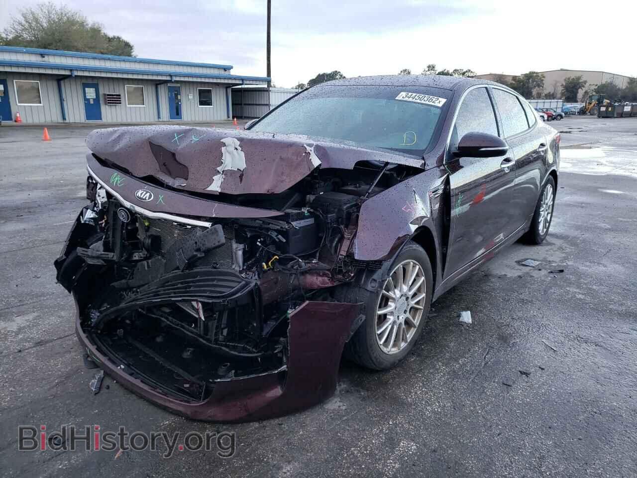 2016 KIA OPTIMA - VIN: 5XXGU4L37GG110553 - Фото 2