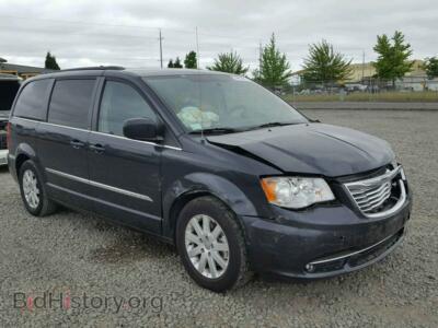 2014 Chrysler MINIVAN Town & COU, синий — VIN 2C4RC1BG1ER295329, Copart