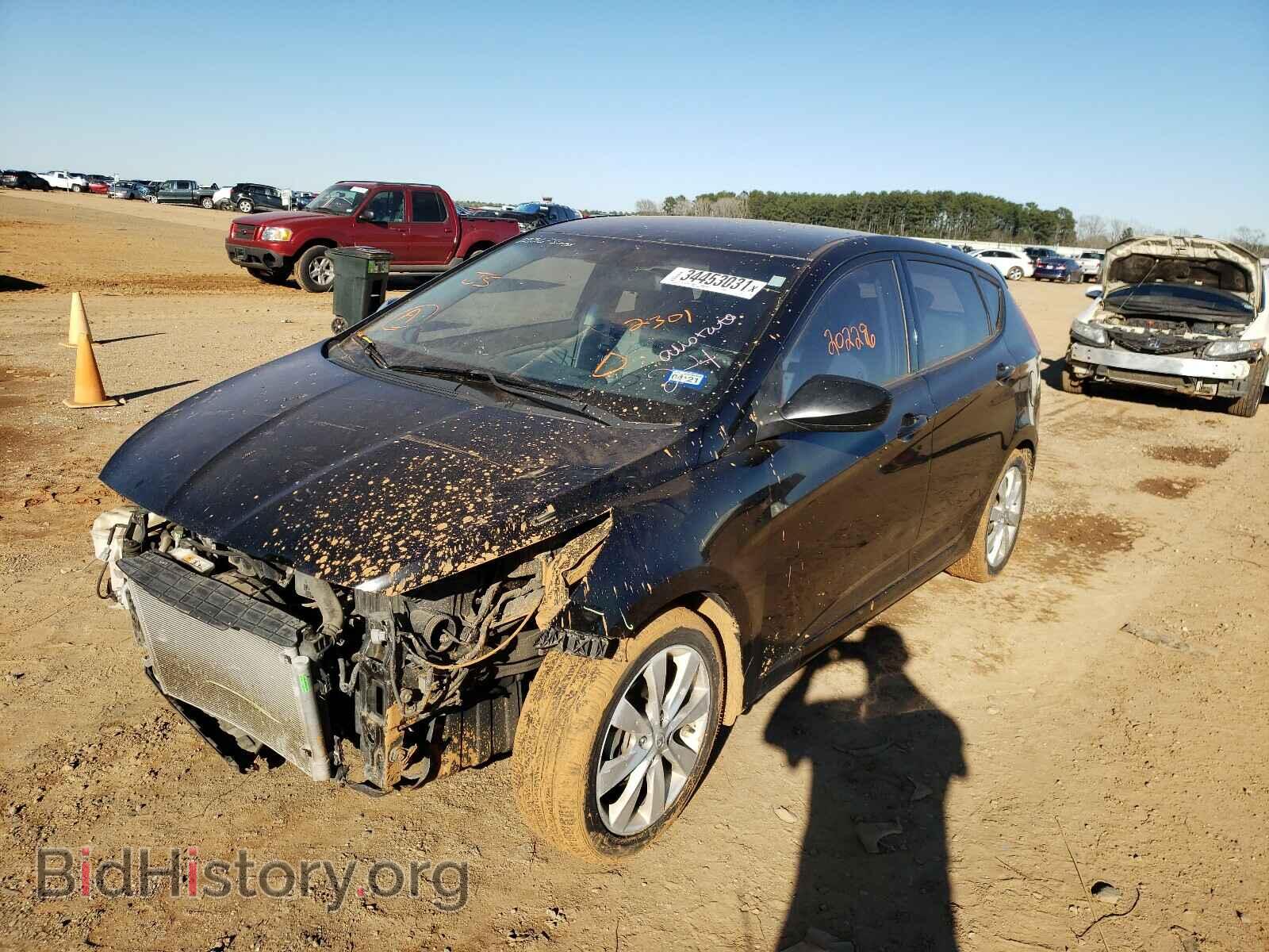 2012 HYUNDAI ACCENT - VIN: KMHCU5AEXCU022301 - Фото 2