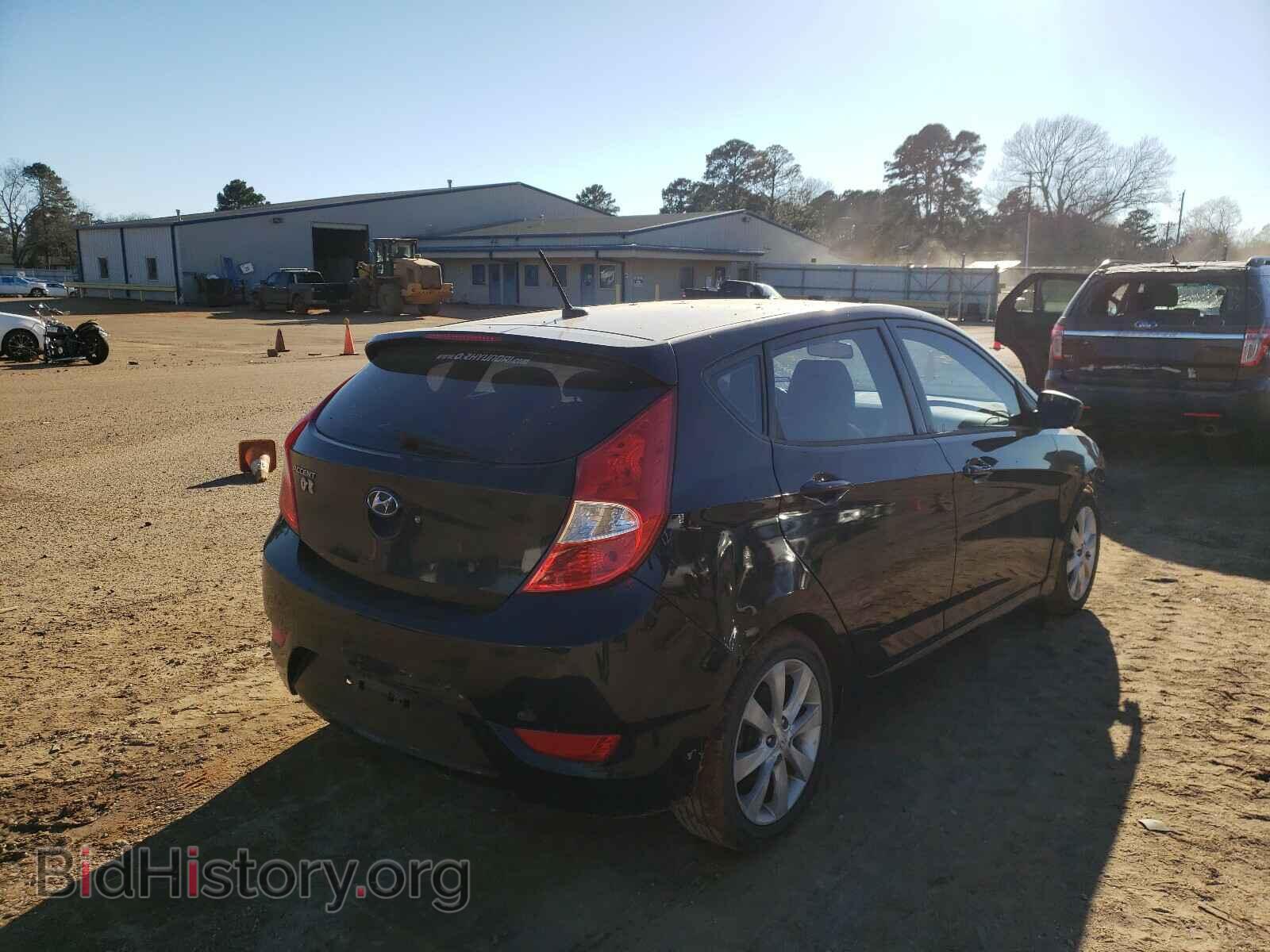 2012 HYUNDAI ACCENT - VIN: KMHCU5AEXCU022301 - Фото 4