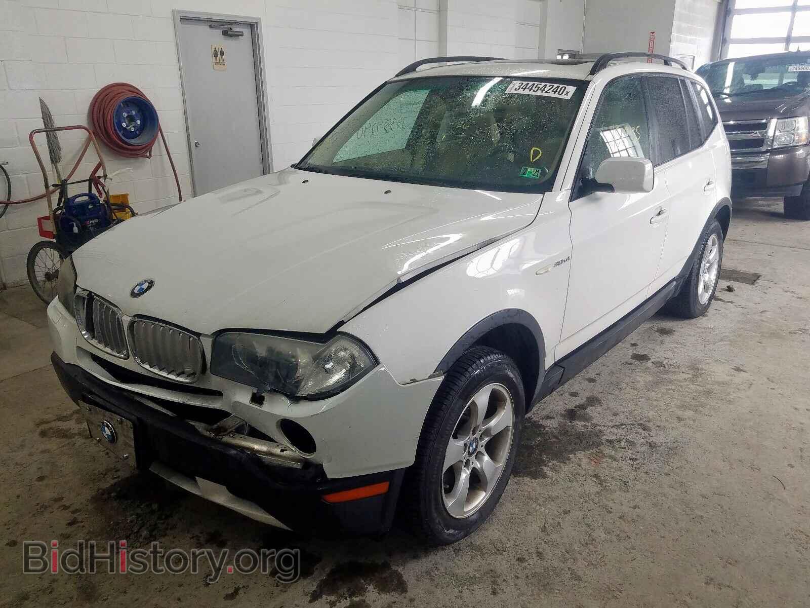 2007 BMW X3 - VIN: WBXPC93477WJ01720 - Фото 2