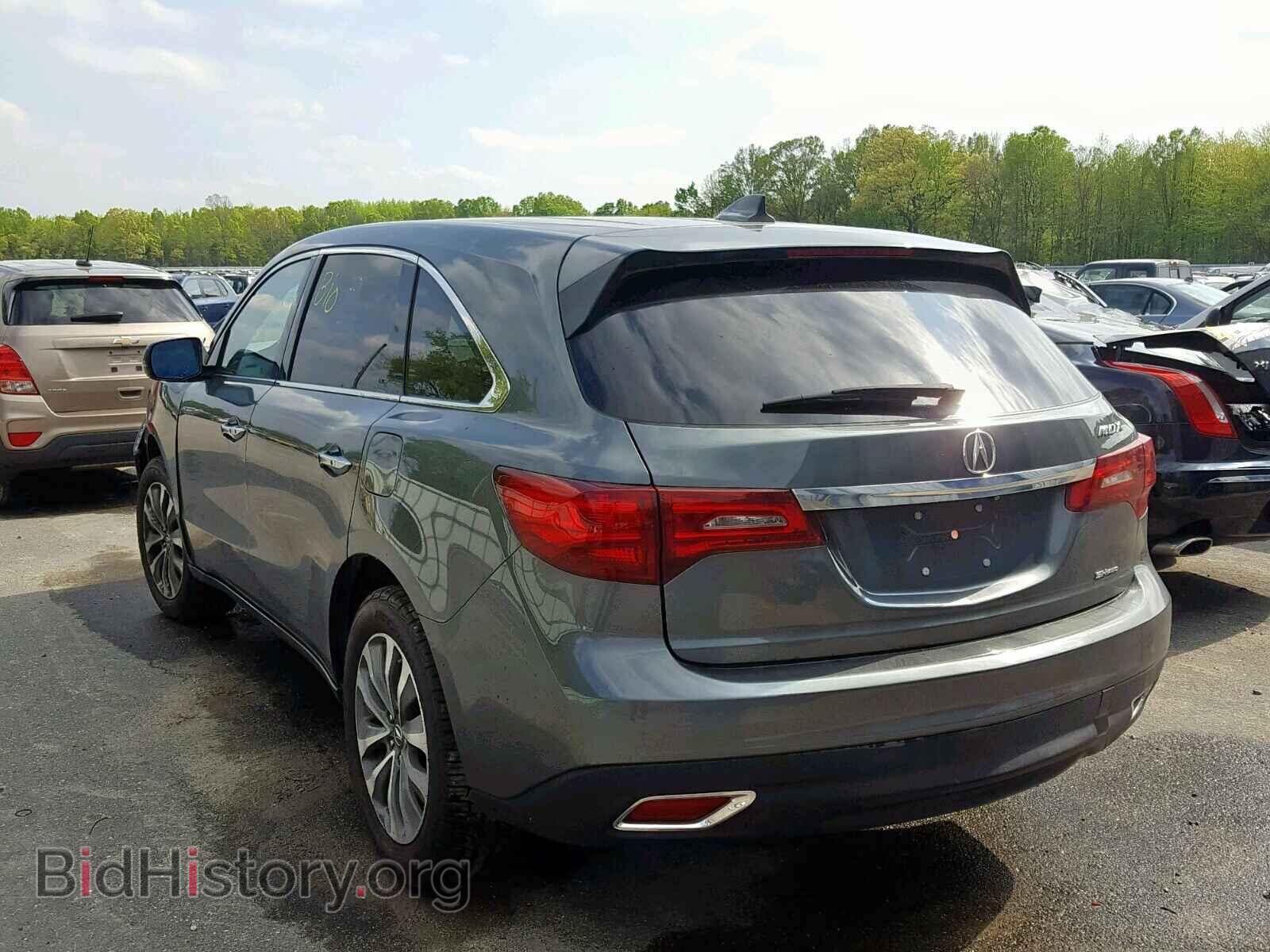 2015 ACURA MDX - VIN: 5FRYD4H4XFB003504 - Фото 3