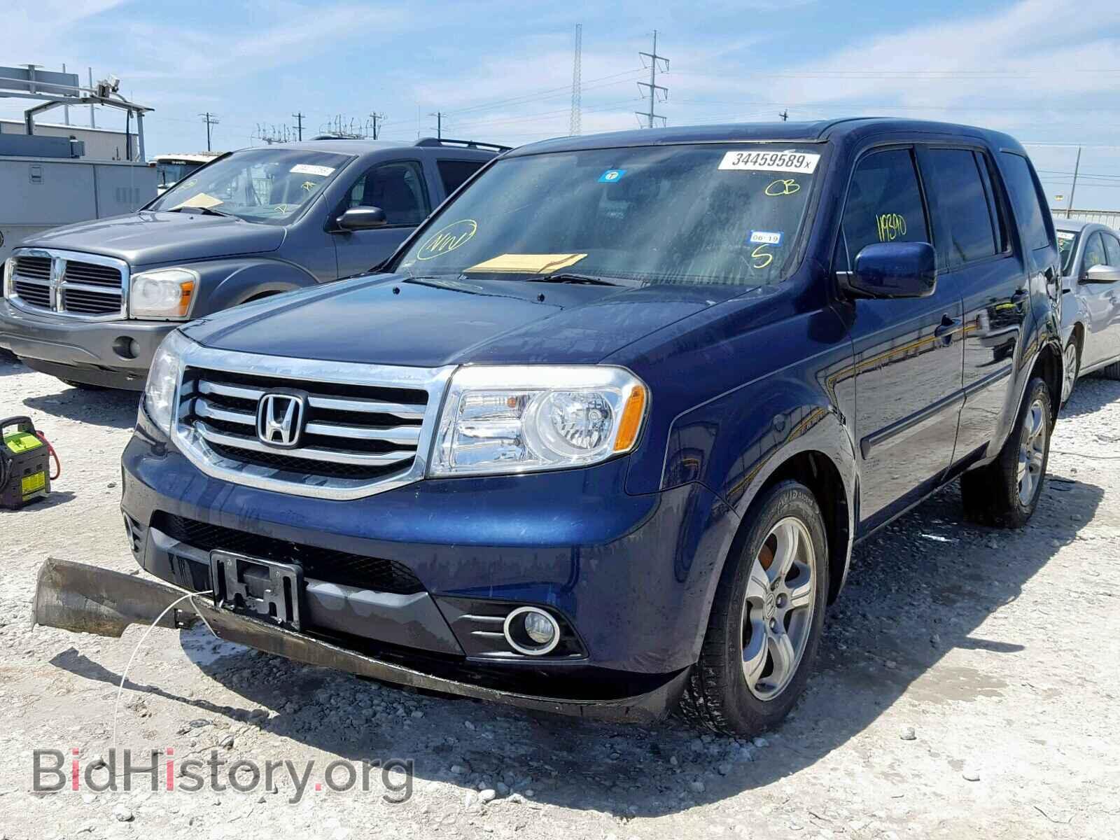 2014 HONDA PILOT EXL - VIN: 5FNYF3H5XEB022373 - Photo 2