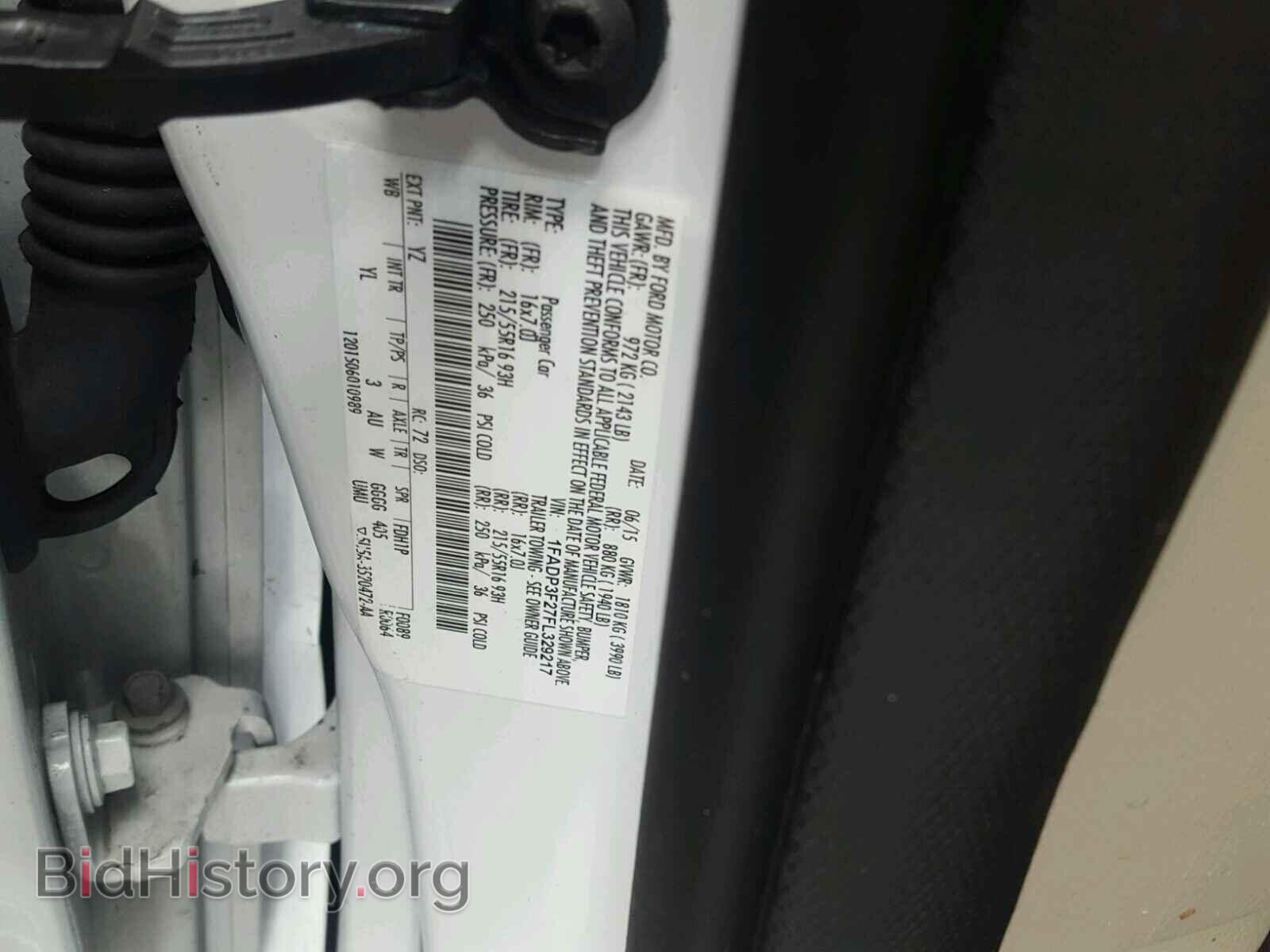 2015 FORD FOCUS - VIN: 1FADP3F27FL329217 - Фото 10
