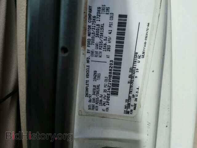 1997 FORD ECONOLINE - VIN: 1FDEE1421VHB88203 - Фото 10