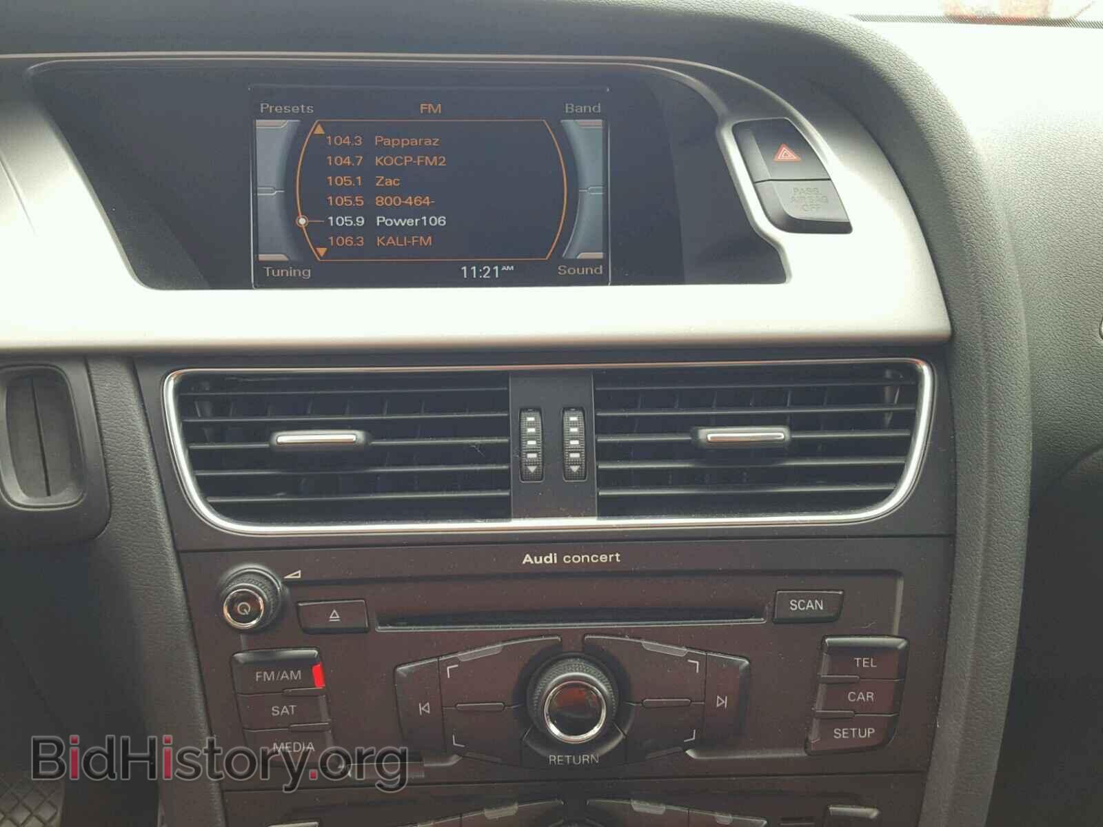 2011 AUDI A4 - VIN: WAUAFAFL6BN051726 - Фото 9