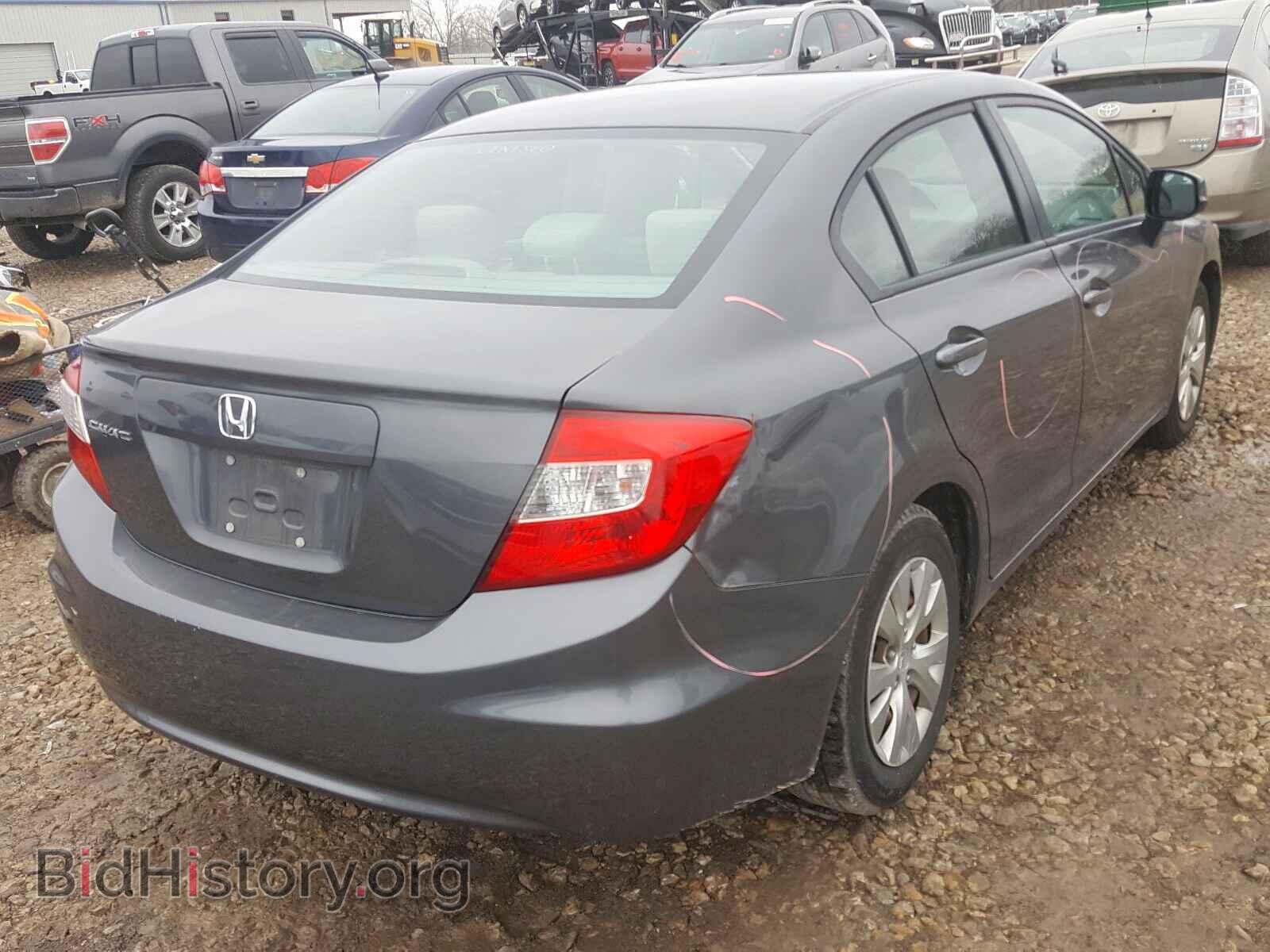2012 HONDA CIVIC - VIN: 19XFB2F51CE367391 - Фото 4