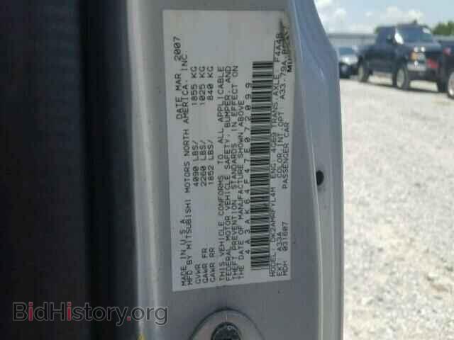 2007 MITSUBISHI ECLIPSE - VIN: 4A3AK64F47E072099 - Photo 10