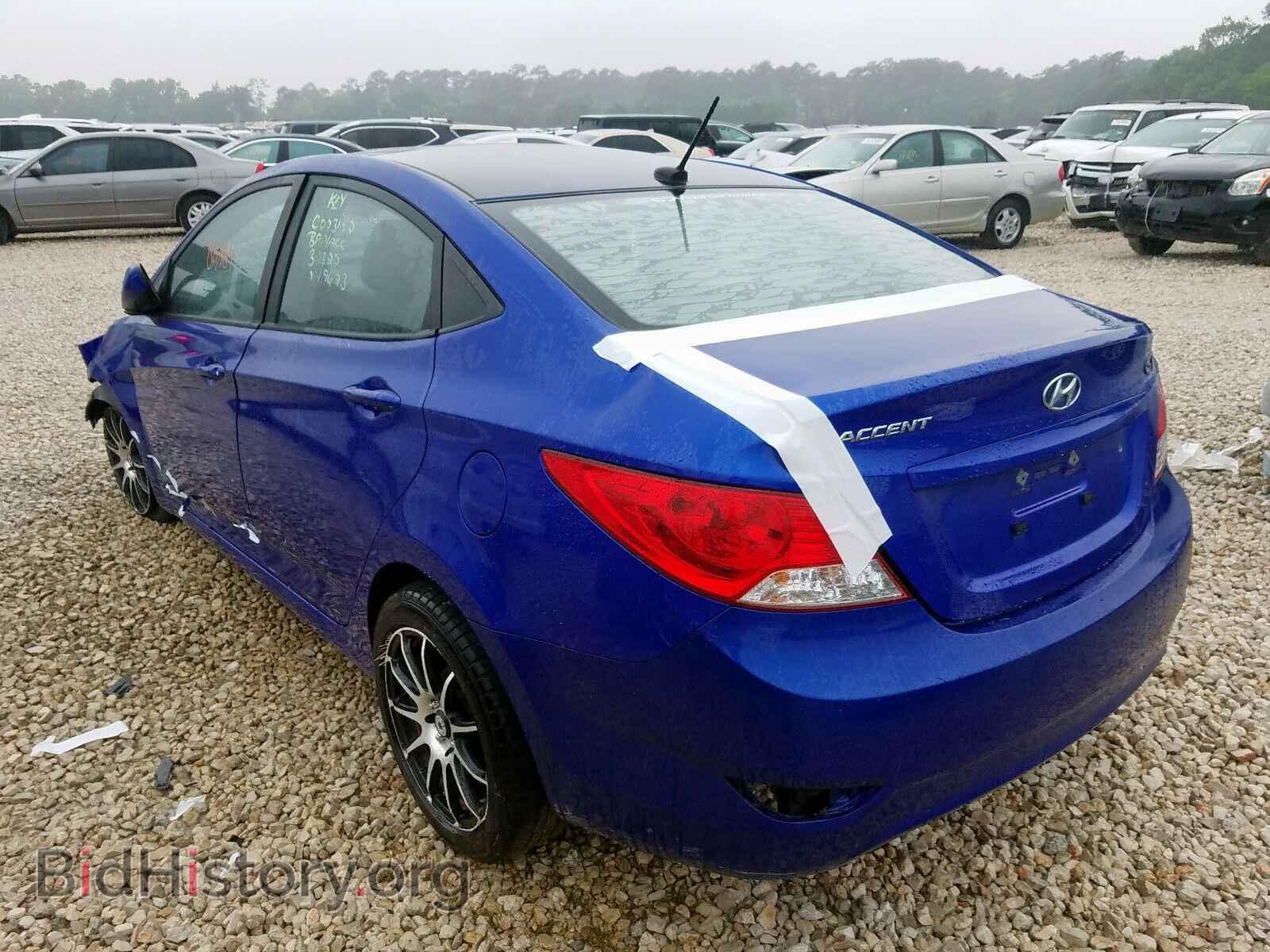 2014 HYUNDAI ACCENT - VIN: KMHCT4AE7EU749623 - Фото 3