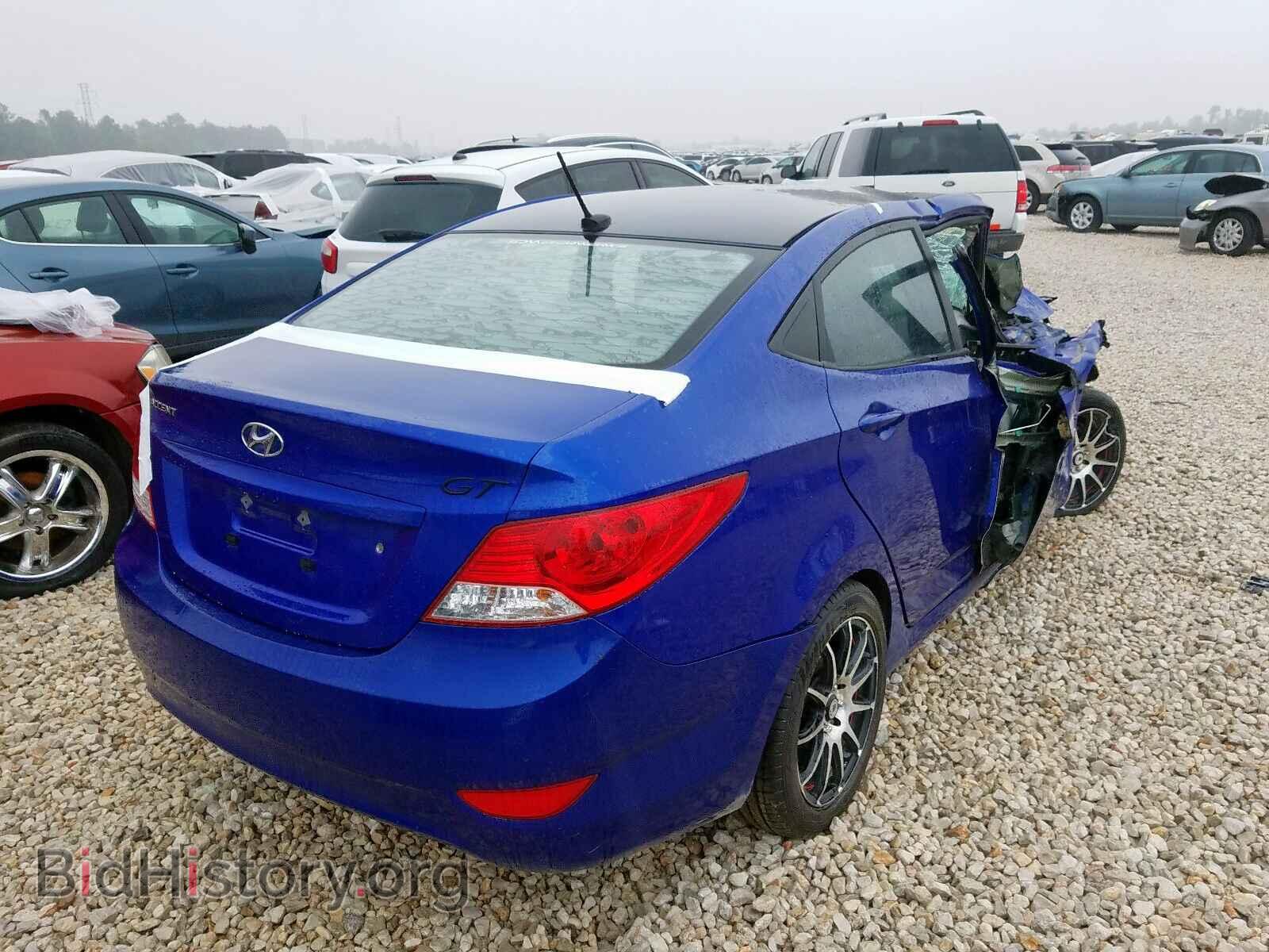 2014 HYUNDAI ACCENT - VIN: KMHCT4AE7EU749623 - Фото 4