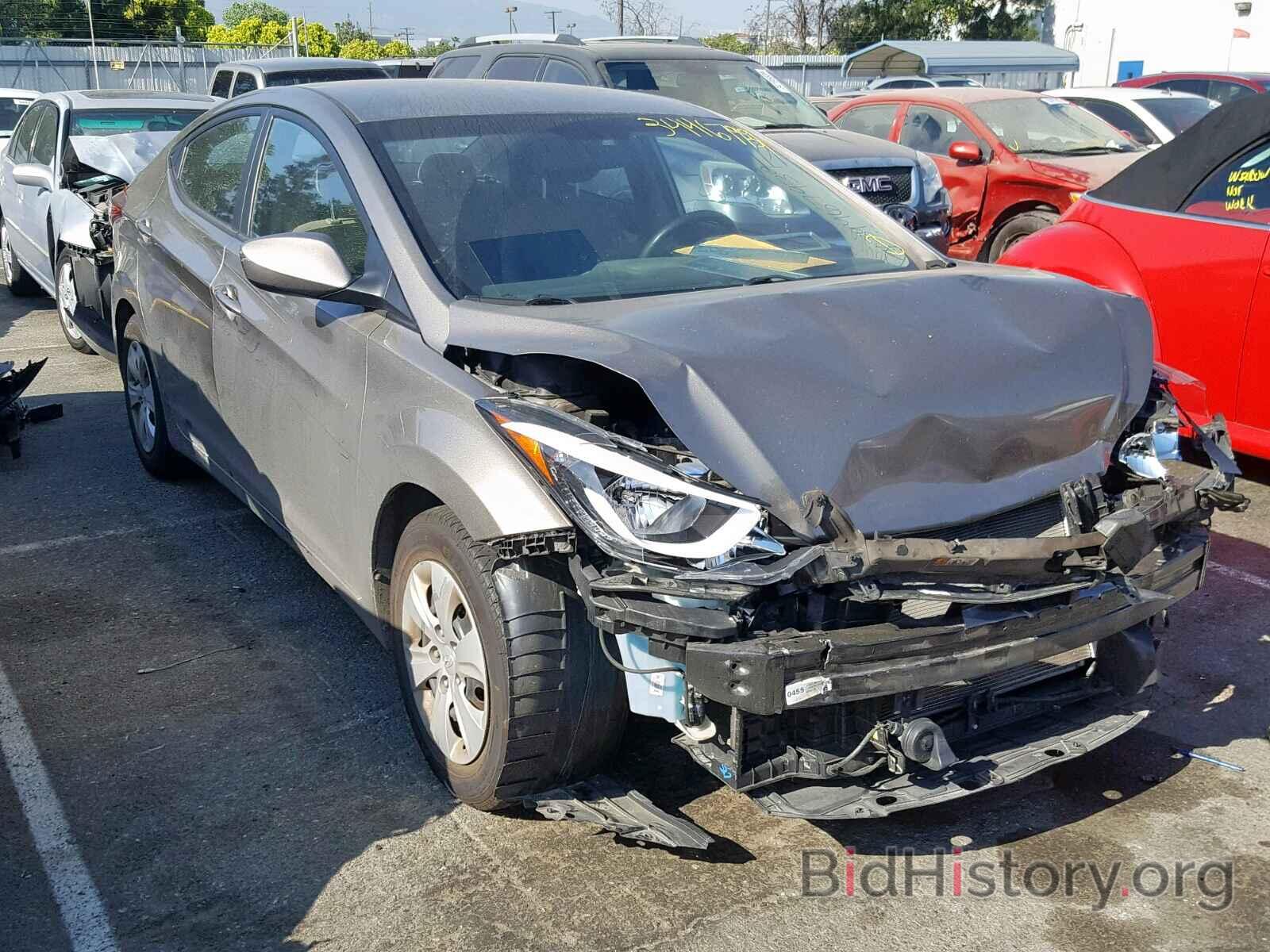 Photo 5NPDH4AE3GH791942 - HYUNDAI ELANTRA 2016