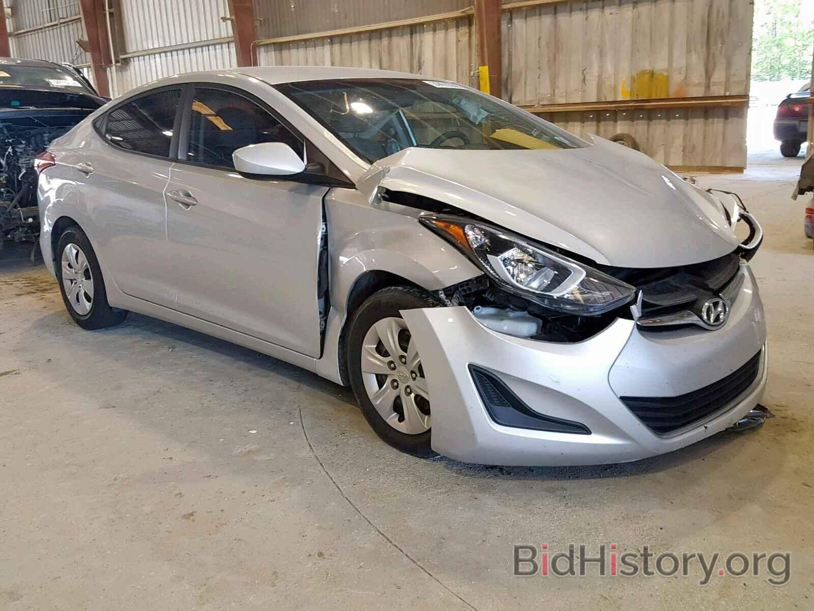 Photo 5NPDH4AE7GH746728 - HYUNDAI ELANTRA 2016