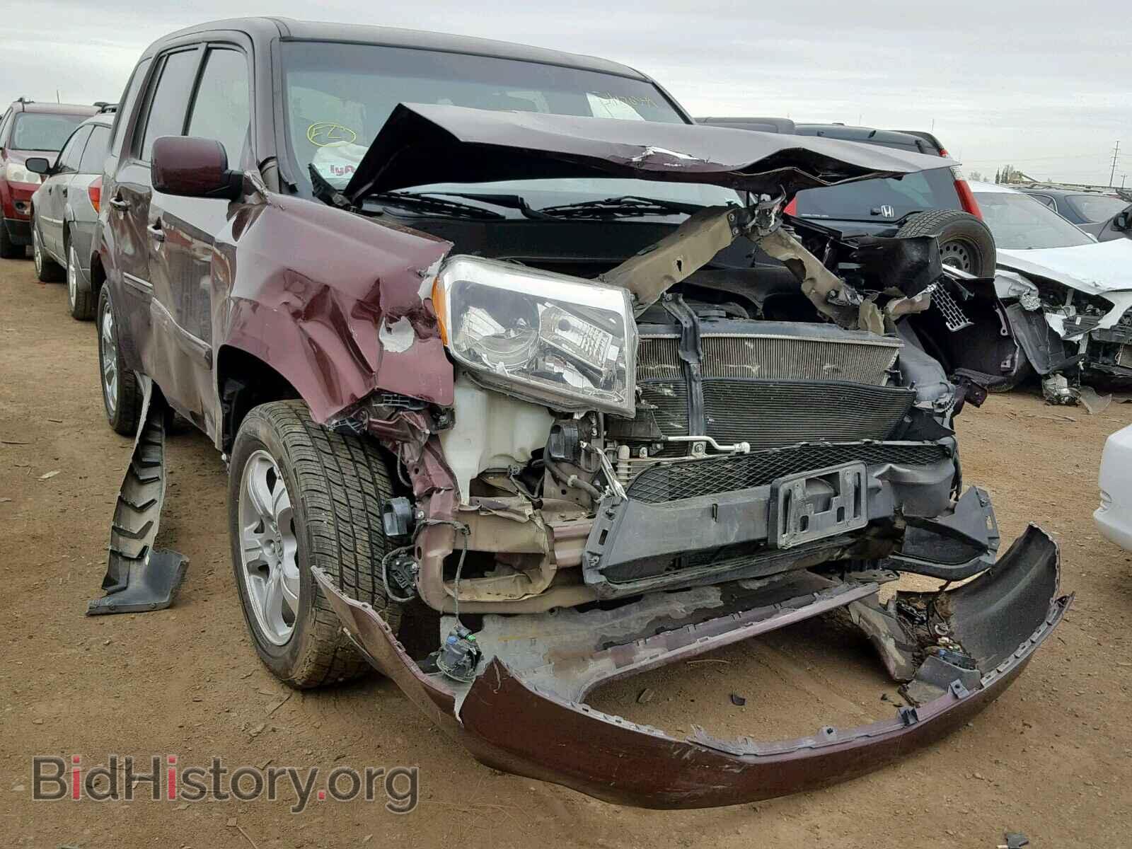 Фотография 5FNYF4H44DB028696 - HONDA PILOT EX 2013