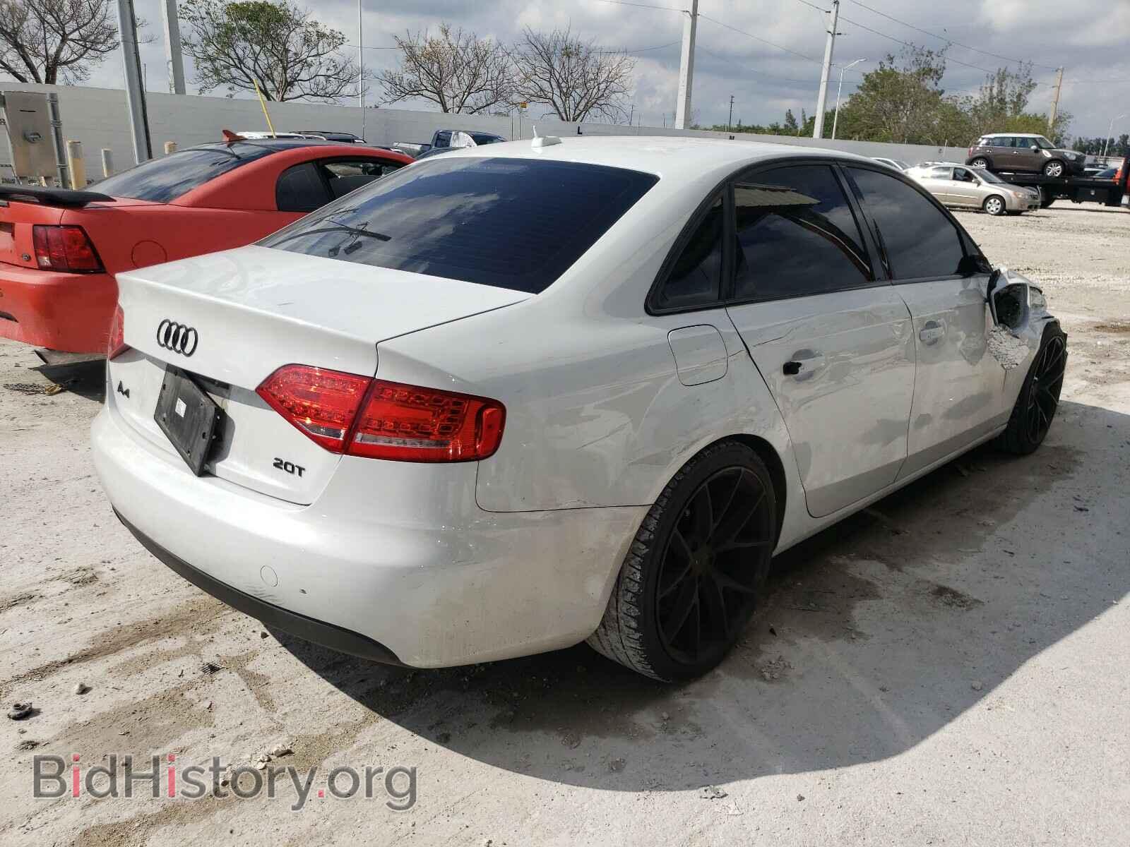 2012 AUDI A4 - VIN: WAUAFAFL3CA061350 - Photo 4