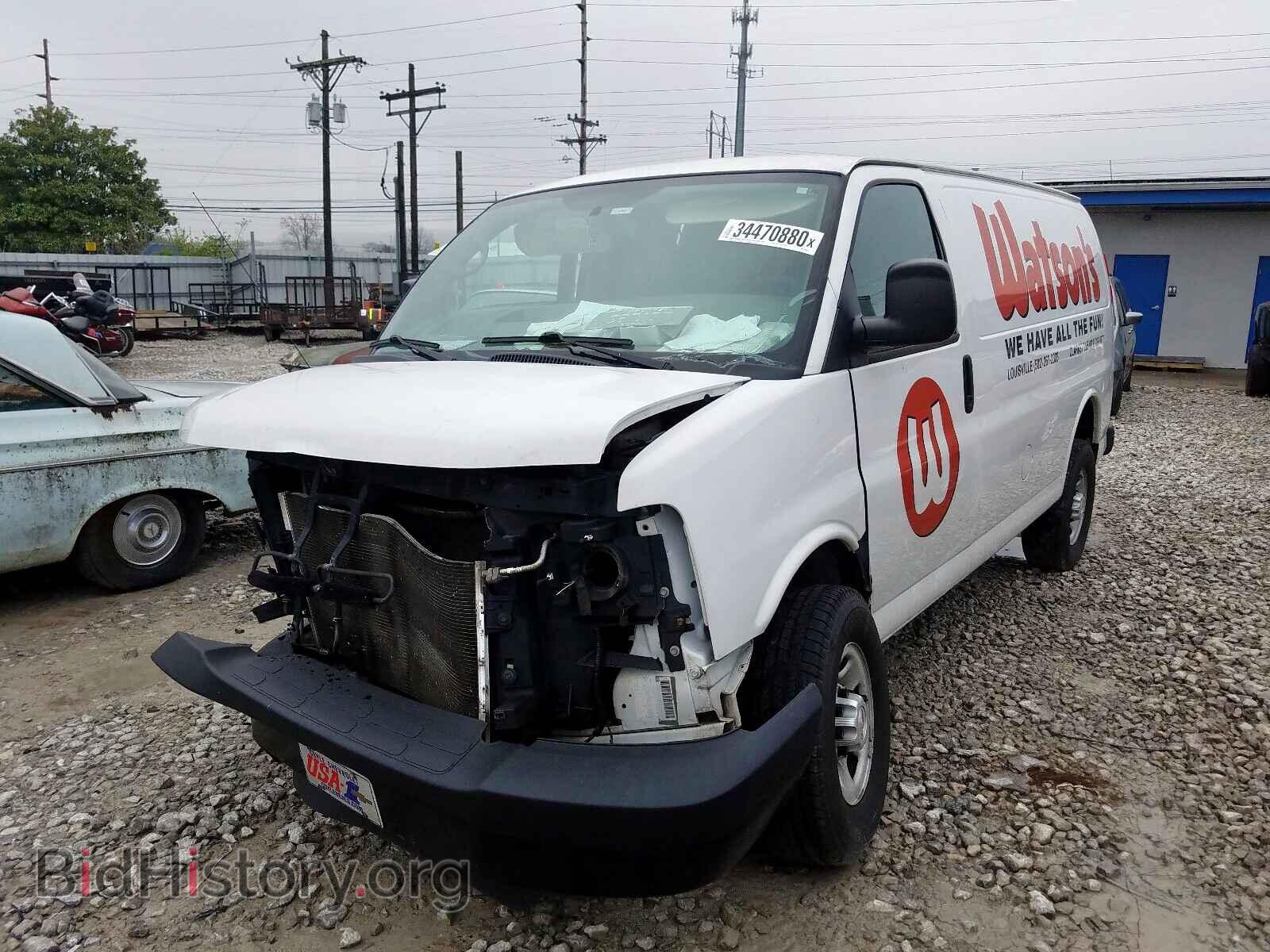 2015 CHEVROLET EXPRESS - VIN: 1GCWGFCF2F1228464 - Фото 2