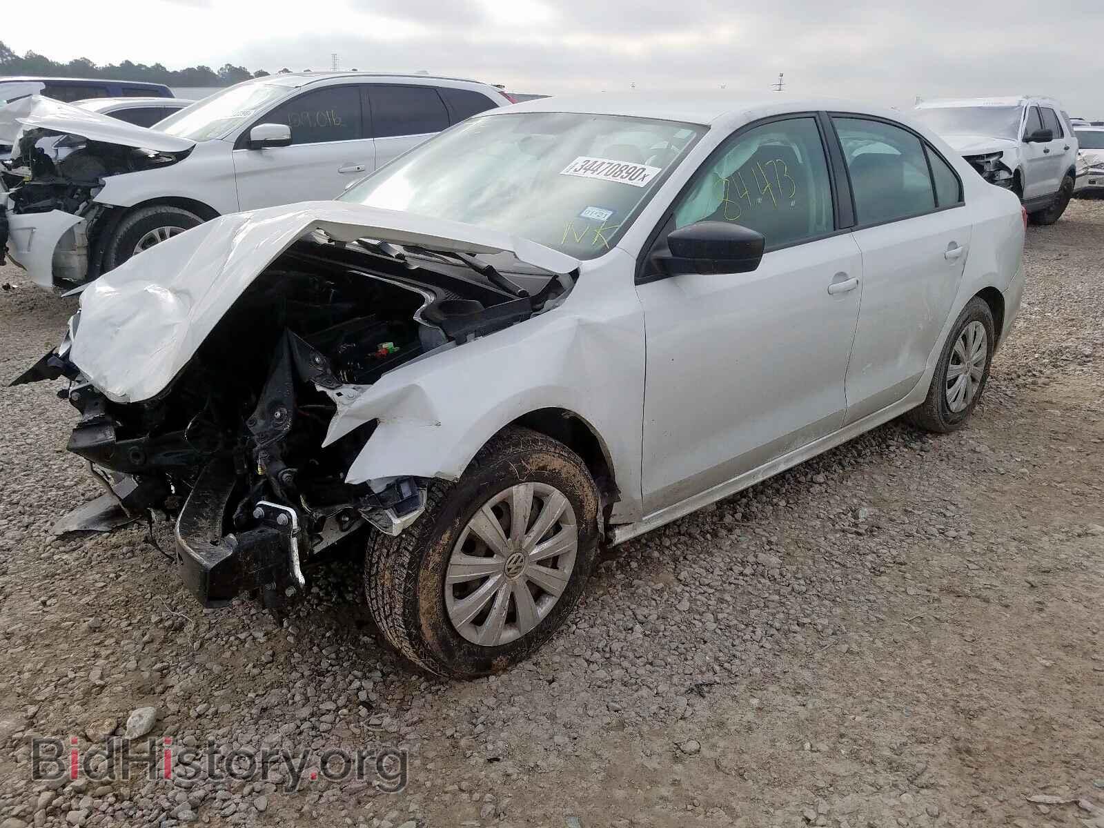 2014 VOLKSWAGEN JETTA - VIN: 3VW2K7AJ7EM433173 - Фото 2