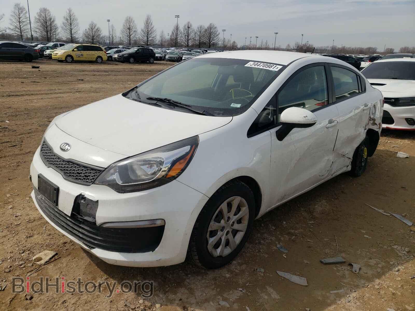 2016 KIA RIO - VIN: KNADM4A37G6562343 - Фото 2