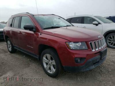2017 Jeep COMPASS Compass SP, red — VIN 1C4NJDBBXHD144104, Copart