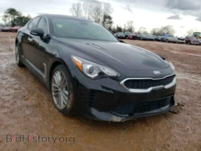 2018 Kia STINGER, черный — VIN KNAE15LA0J6035668, Copart