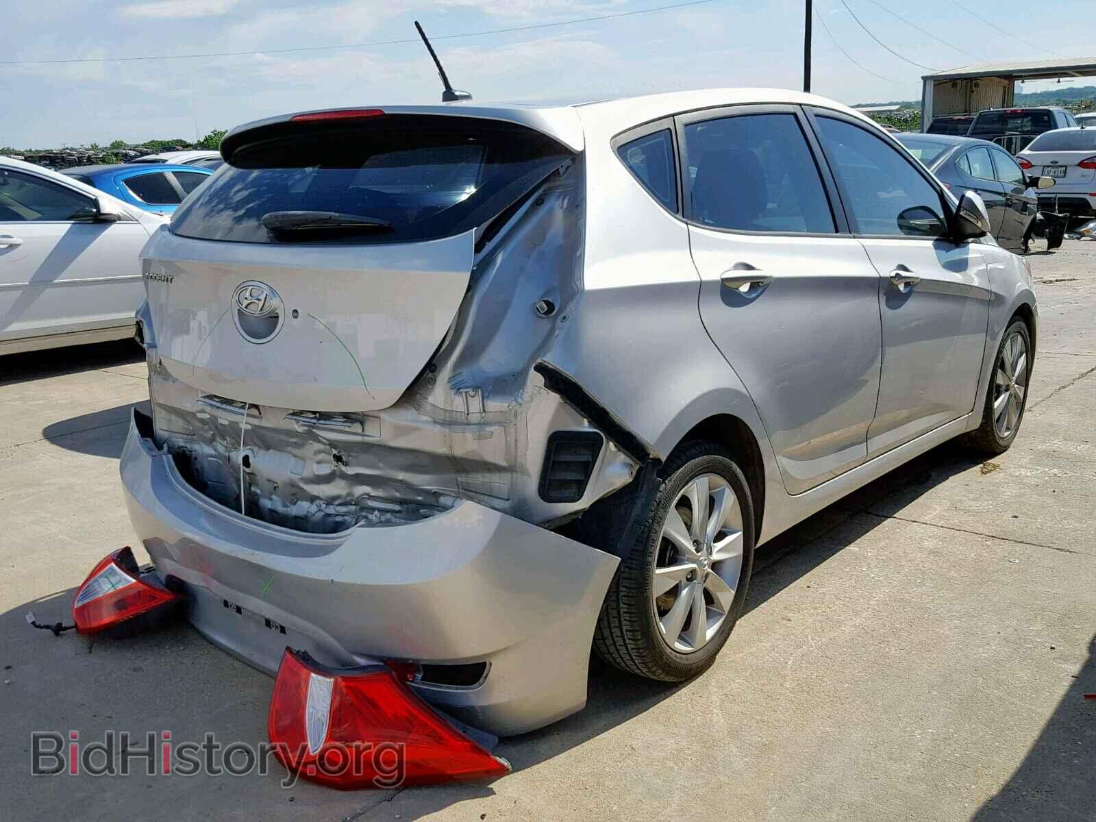 2014 HYUNDAI ACCENT - VIN: KMHCU5AE0EU172436 - Фото 4