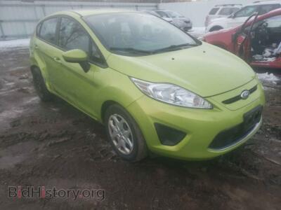 2012 Ford FIESTA Fiesta SE, green — VIN 3FADP4EJ2CM161222, Copart