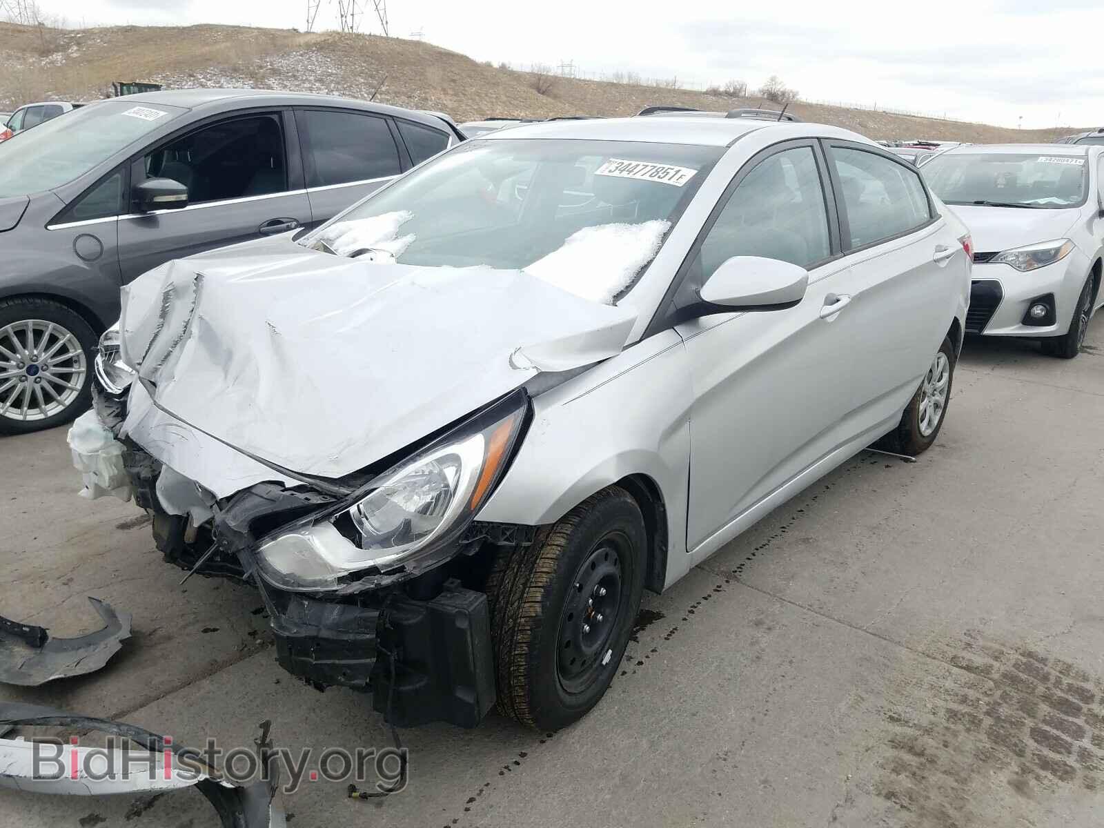 2014 HYUNDAI ACCENT - VIN: KMHCT4AE0EU742660 - Фото 2