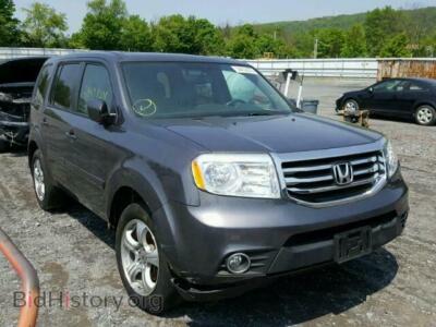 2014 Honda PILOT Pilot EXL, charcoal — VIN 5FNYF4H55EB051222, Copart