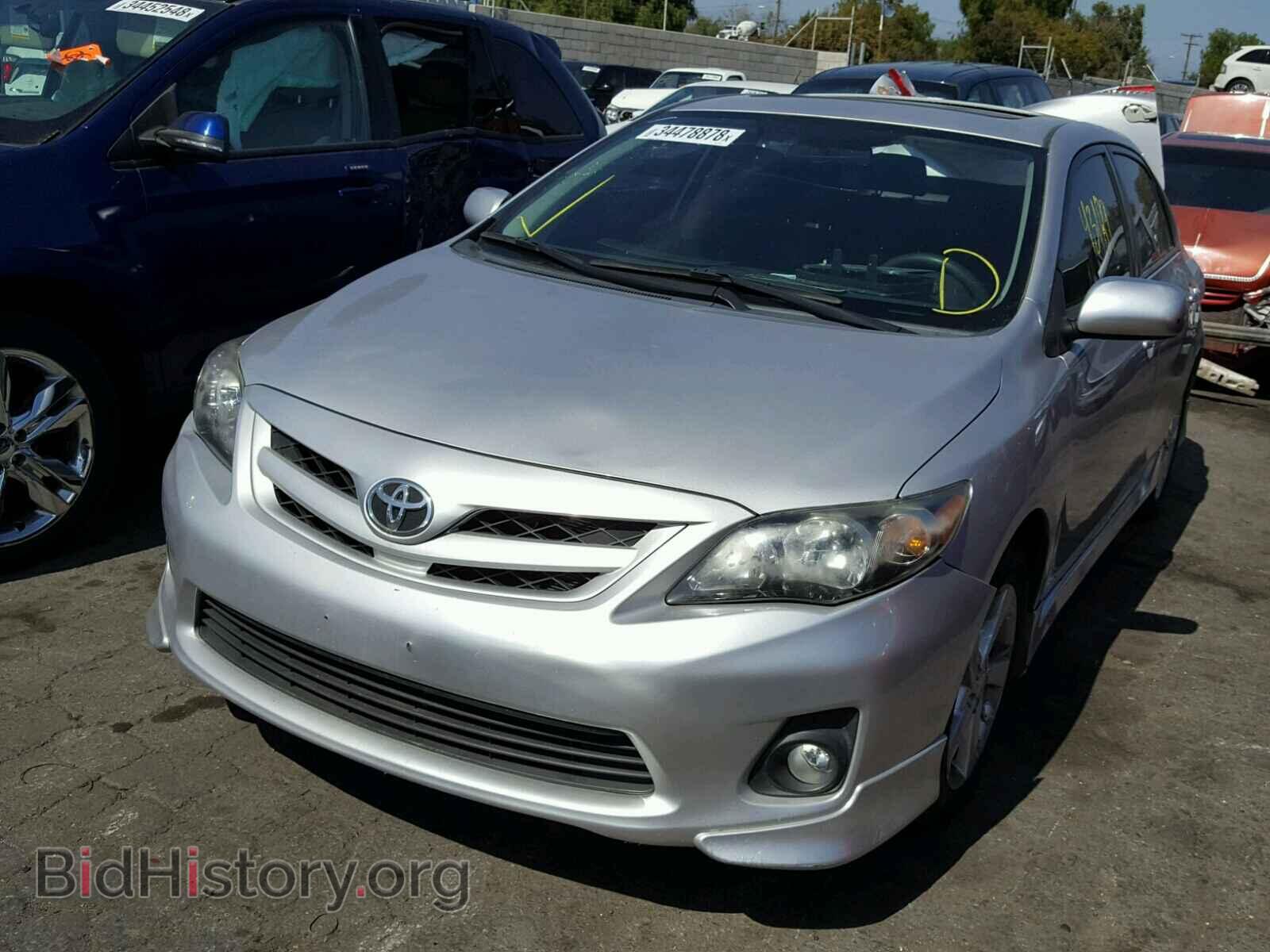 2011 TOYOTA COROLLA BA - VIN: 2T1BU4EEXBC724781 - Фото 2