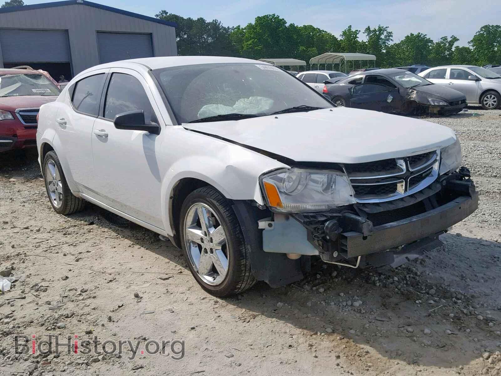 Photo 1C3CDZAB8CN153498 - DODGE AVENGER 2012