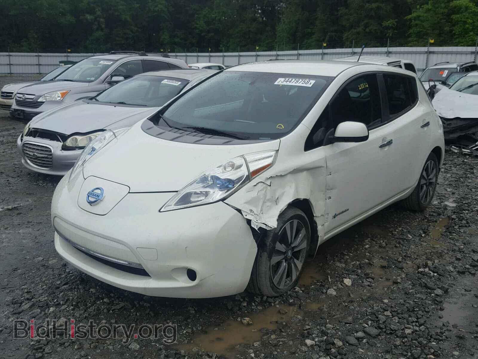 2014 NISSAN LEAF - VIN: 1N4AZ0CP6EC337772 - Фото 2